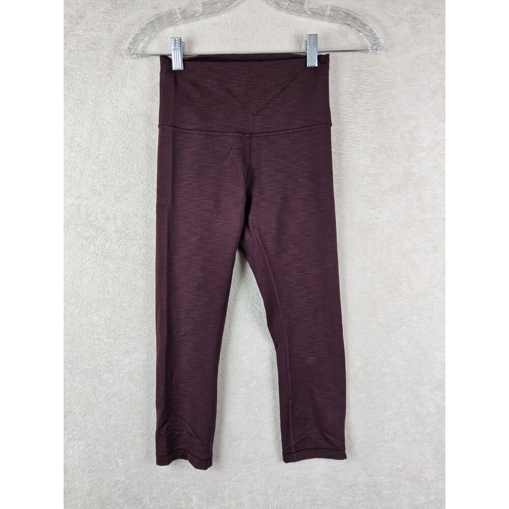 Lululemon Women’s Wunder Train High Rise Crop Athletic Leggings Size 4